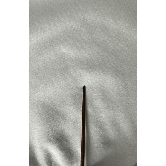 Adidas Three Stripes Crewneck Sweatshirt White Logo Fleece Pullover M Athleisure - Picture 12 of 12